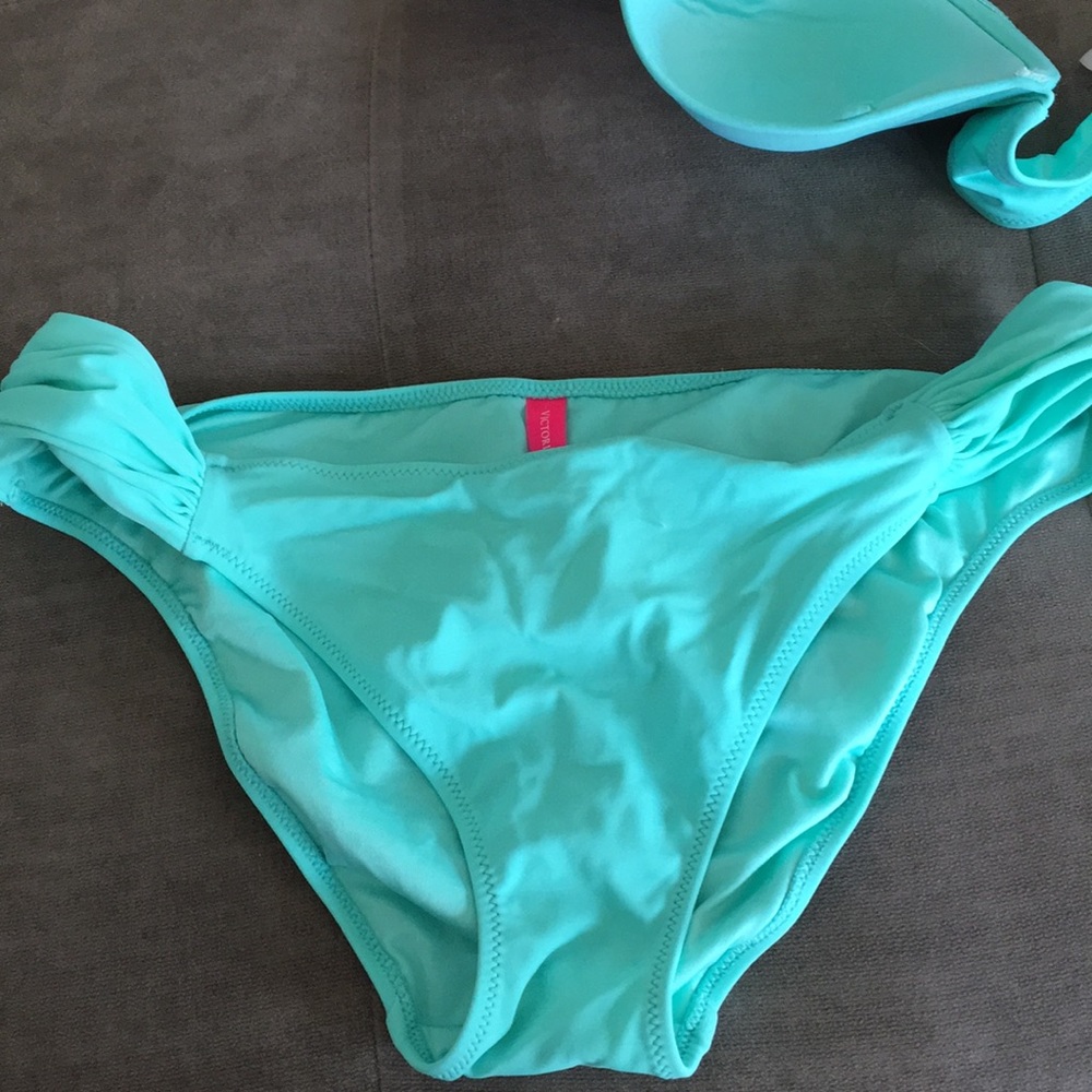 Victoria Secret Blue bikini bottom size L
